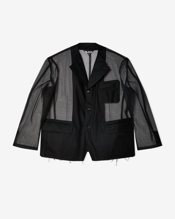 Black Comme des Garçons - Sheer Jacket - (Black)