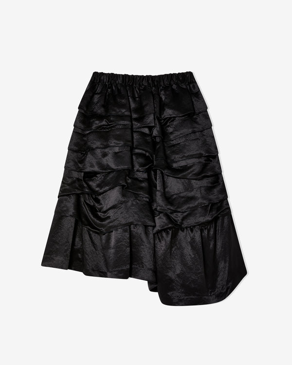 Black Comme des Garçons - Acetate Ruffled Skirt - (Black)