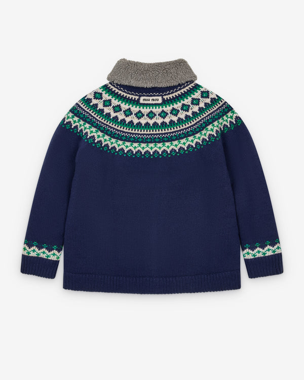 Miu Miu - Men's Cardigan - (Navy)
