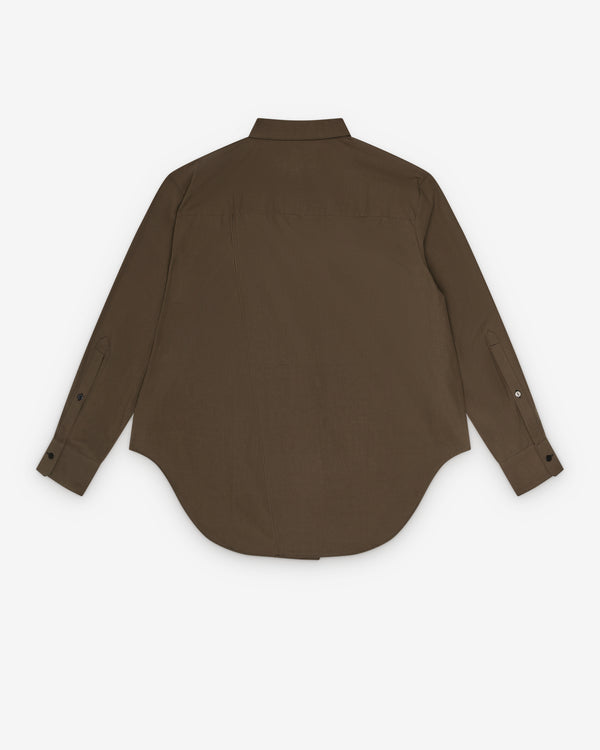 Eckhaus Latta - Men's EL Buttondown - (Earth)