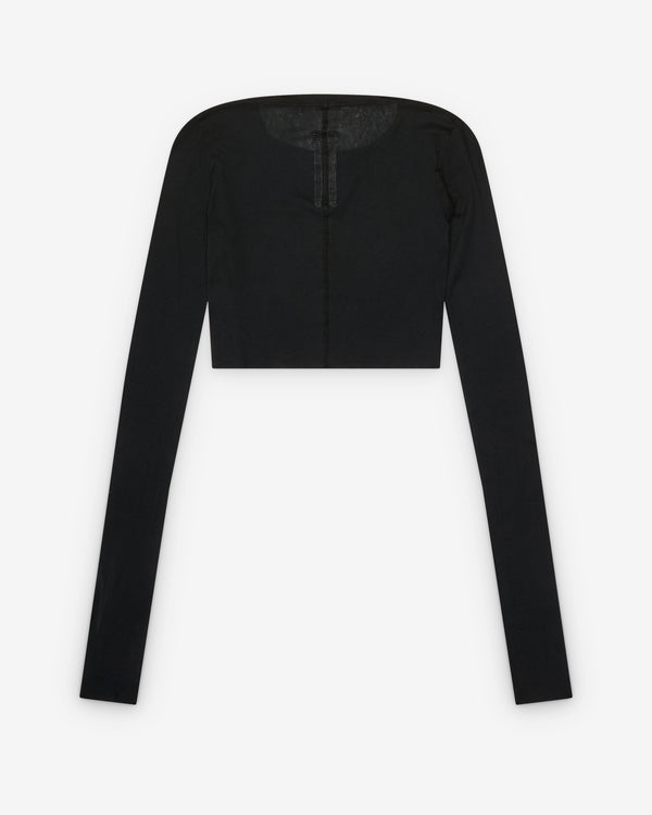 Rick Owens - Women's Long Sleeve Crop T-Shirt - (Black)