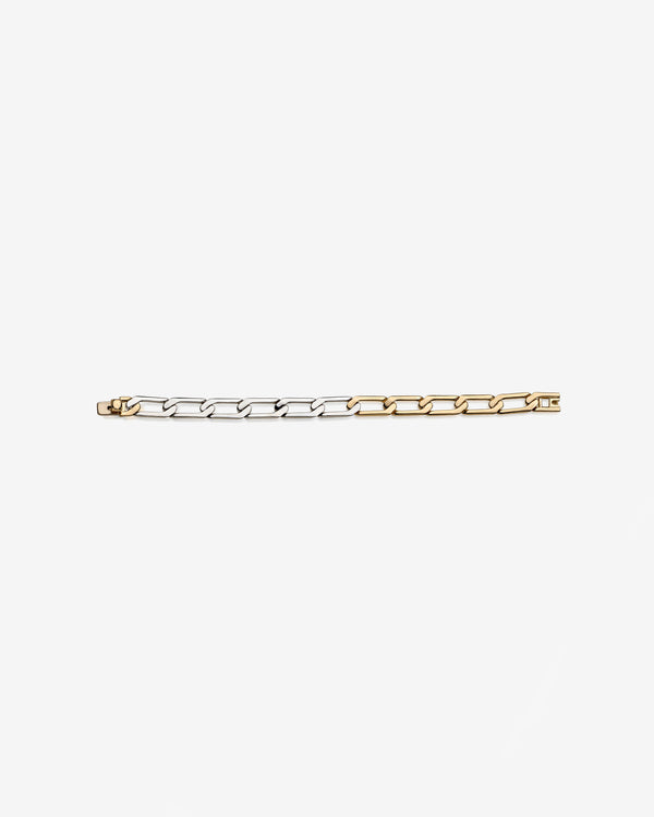 Prasi - Women's Mangueira Chain Bracelet - (Yellow Gold/Platinum)
