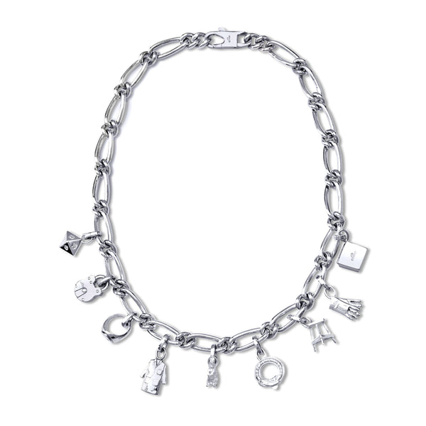 Bunney - Silver Icon Charm Necklace - (Silver)