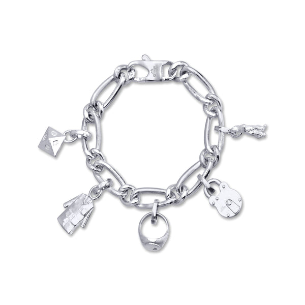 Bunney - Silver Icon Charm Bracelet - (Silver)
