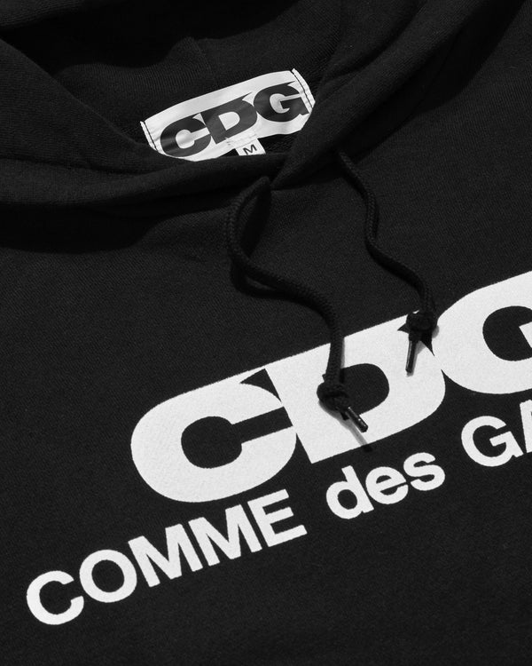 CDG - Logo Hooded Sweatshirt - (Black)