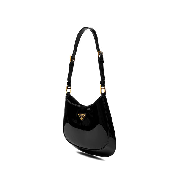Prada - Women's Cleo Patent Leather Bag - (Black)