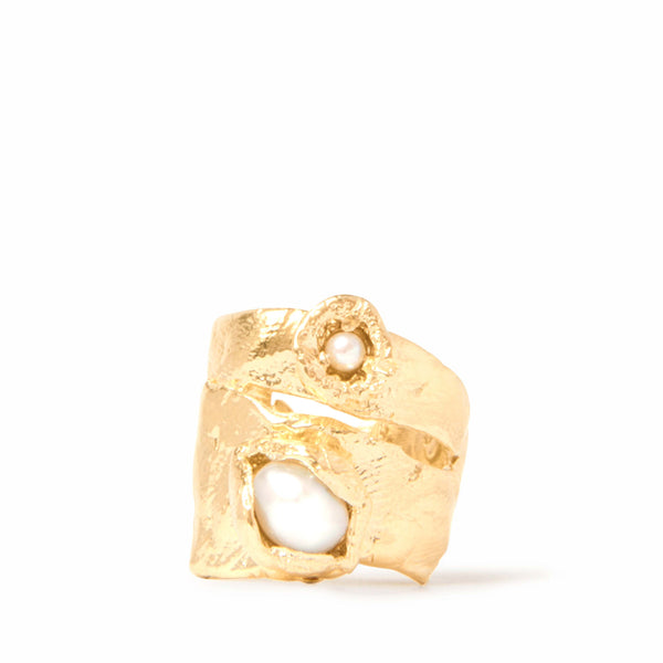 Alice Waese - Pearl Indus Ring - (Gold)