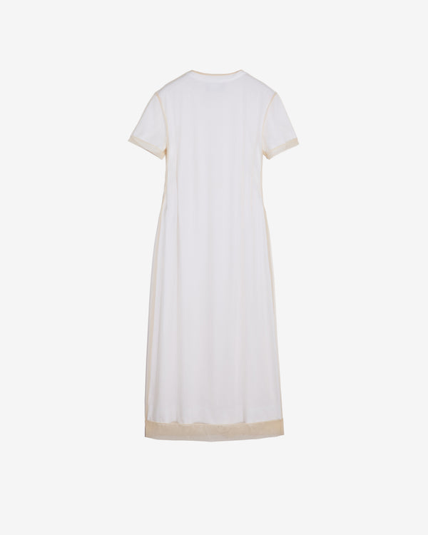 Simone Rocha - Women's Layered Liquid Dress - (White/Nude)