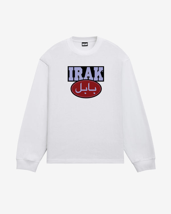 Irak - Babylon Men's Is A City Long Sleeve - (Pure White)