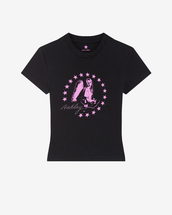 Petra Collins - STAR Baby Tee - (Black)