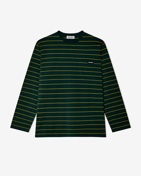 Miu Miu - Women's Long Sleeve T-Shirt - (Green)