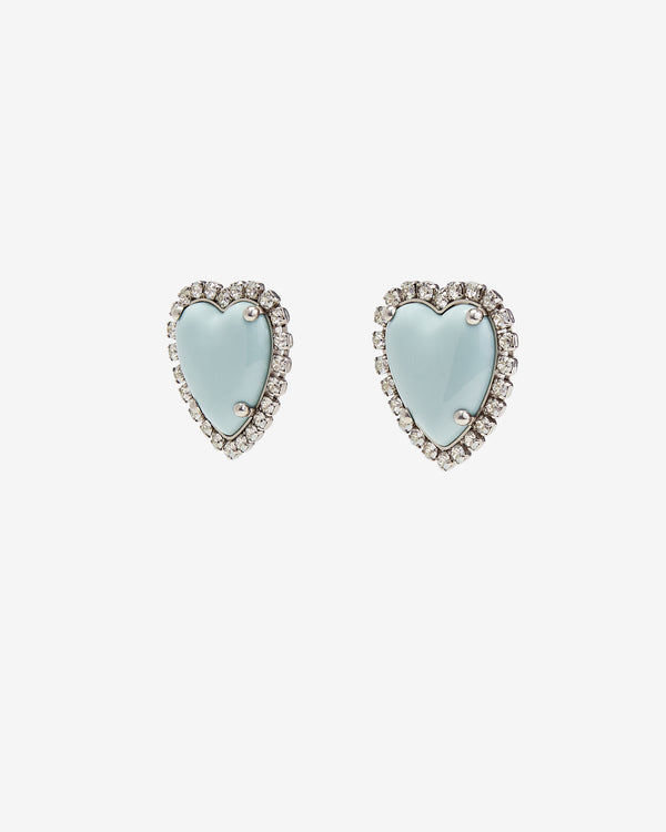Valentino - Women's Coeur Hyperbole Earrings - (Palladium/Azure)