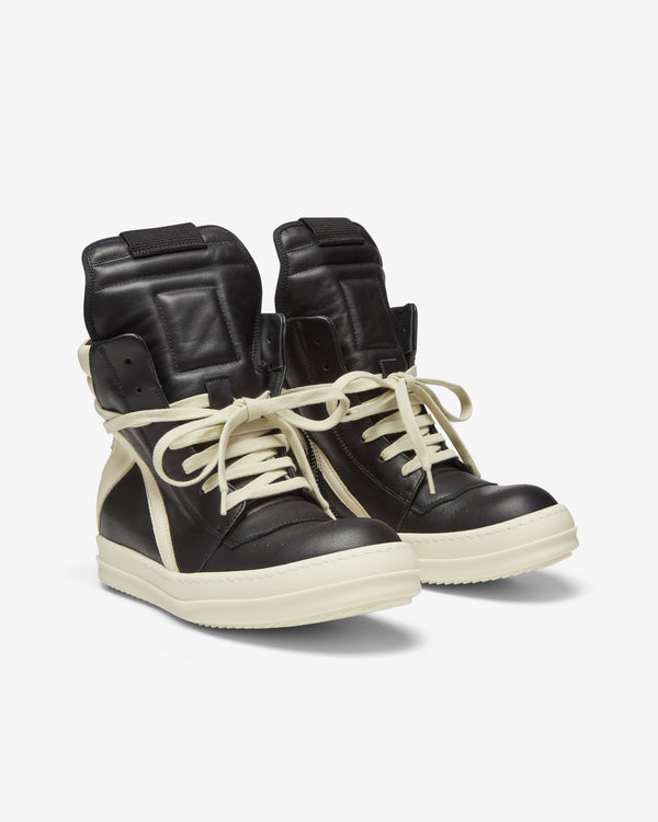 Rick Owens - Women's Geobasket Sneakers - (Black/Milk)