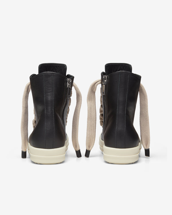 Rick Owens - Women's Jumbolace Sneakers - (Black/Milk)
