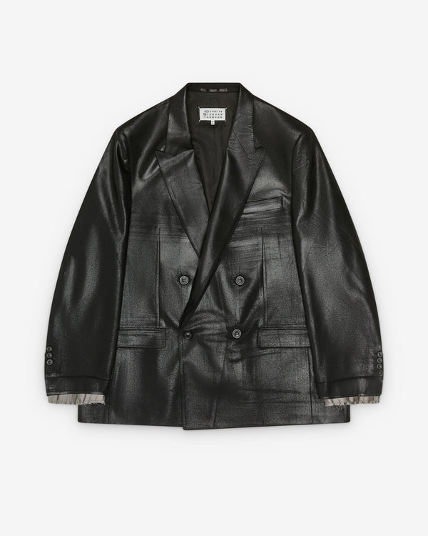 Maison Margiela - Men's Foil-Treated Jacket - (Black)