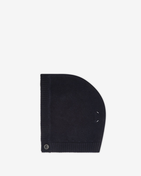 Maison Margiela - Men's Wool Knit Hood - (Navy)