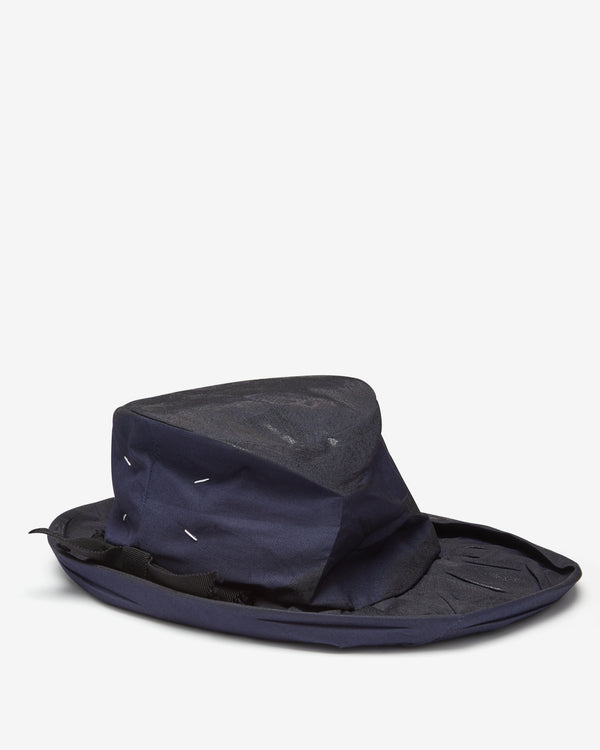 Maison Margiela - Women's Foil-Treated Cotton Hat - (Blue)