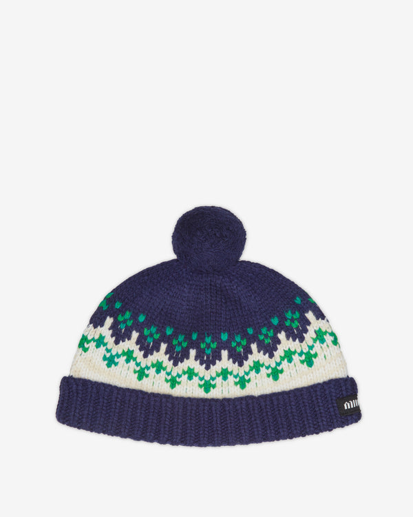Miu Miu - Women's Wool Hat - (Navy)