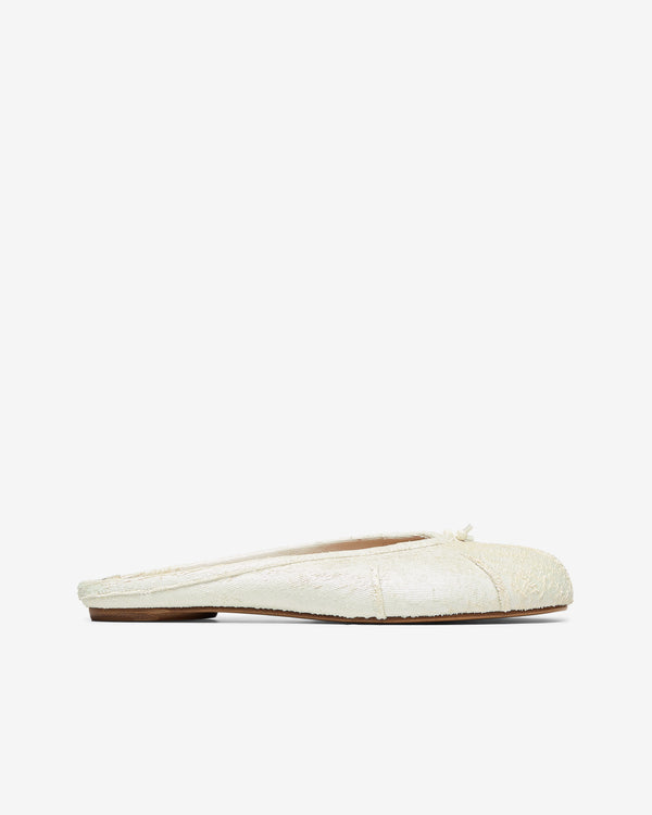 Maison Margiela - Women's Ballet Shoe - (White Pearl)