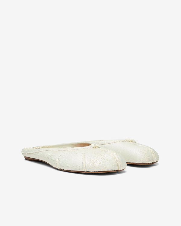 Maison Margiela - Women's Ballet Shoe - (White Pearl)