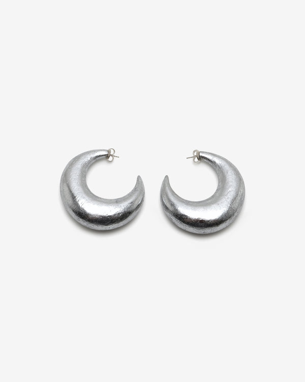 Monies - Women's Half Moon Earrings - (Silver)