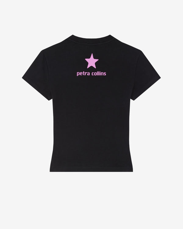 Petra Collins - STAR Baby Tee - (Black)