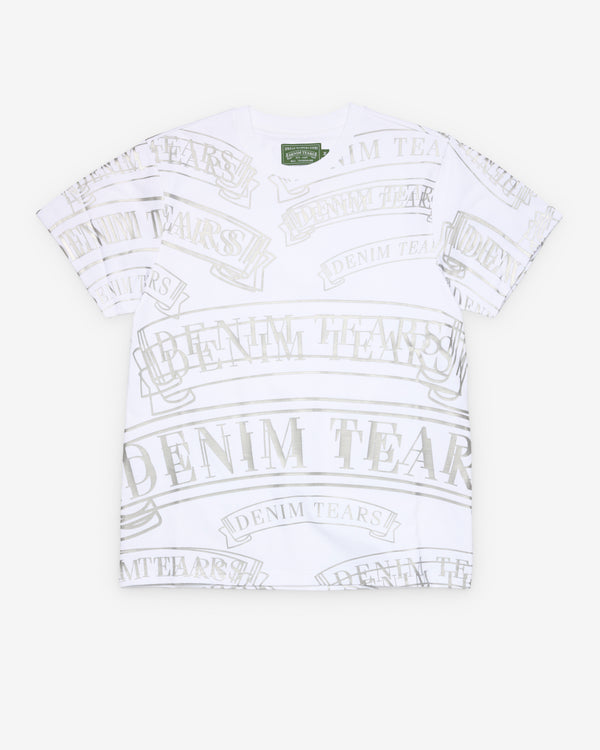 Denim Tears - Men's ADG Banner Print T-Shirt - (White)