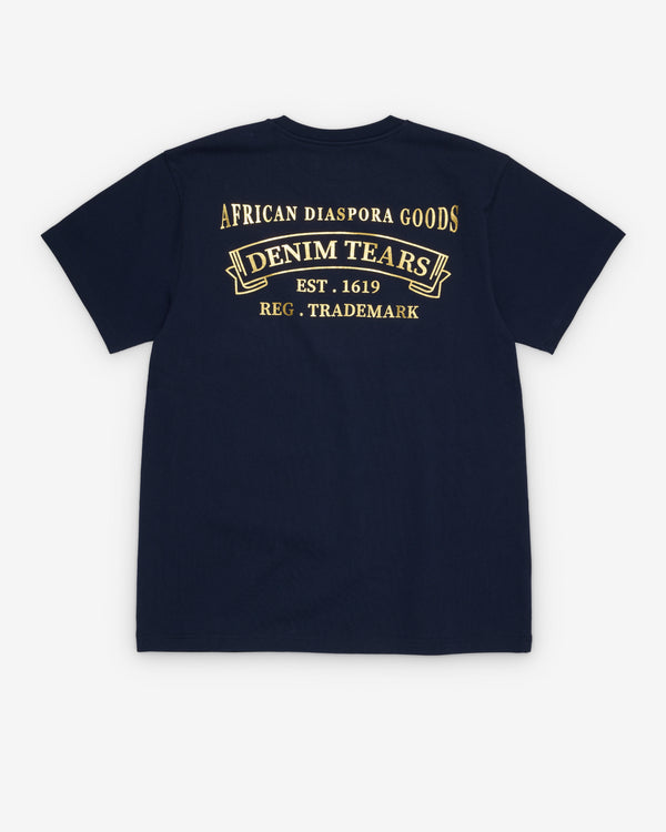 Denim Tears - Men's ADG Stamp Tee - (Navy)