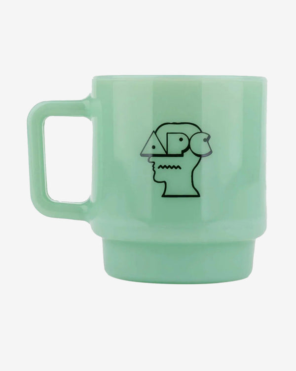 Brain Dead - A.P.C. Milk Glass Mug - (Jade)