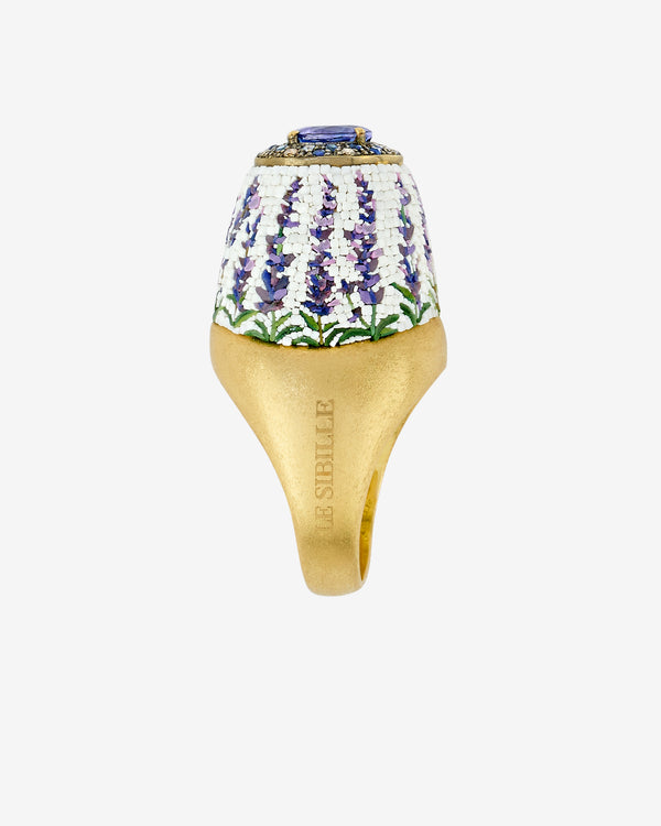 Le Sibille - Women's Lavender Ring - (Yellow Gold)