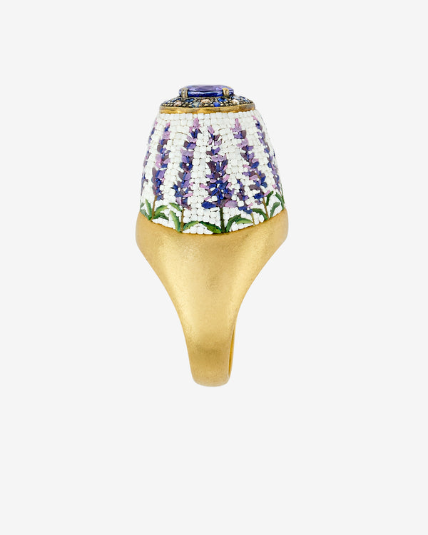 Le Sibille - Women's Lavender Ring - (Yellow Gold)
