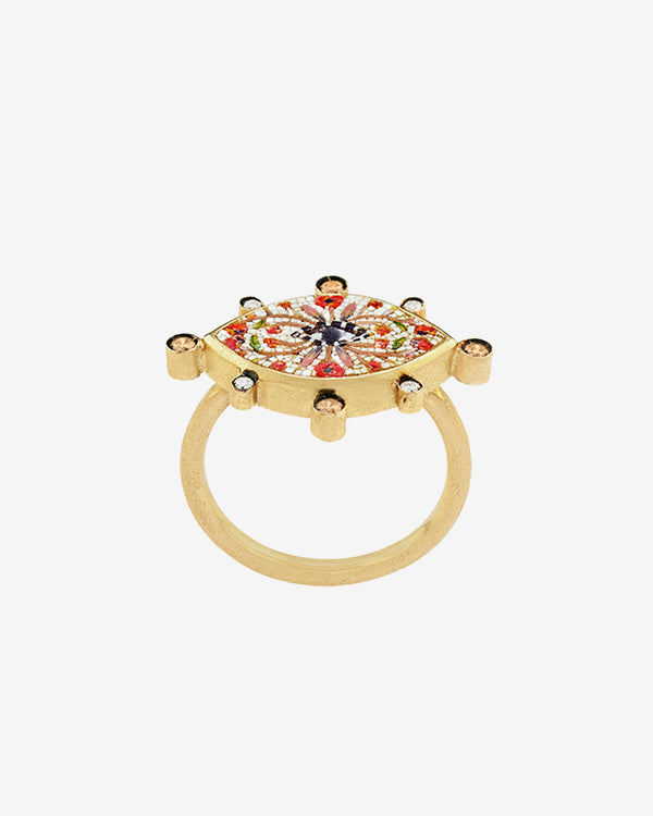 Le Sibille - Women's Lightray Ring - (Yellow Gold)