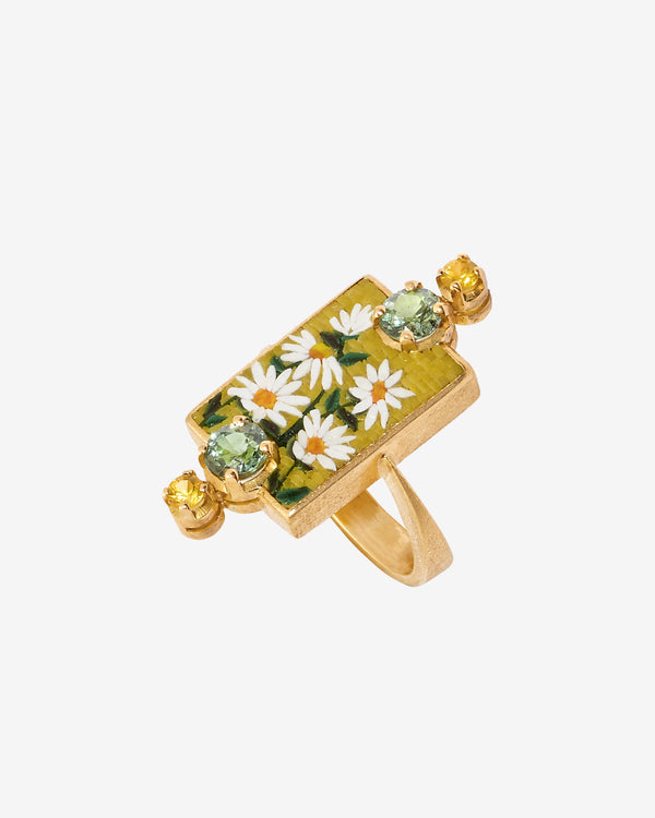 Le Sibille - Women's Marghe Ring - (Yellow Gold)