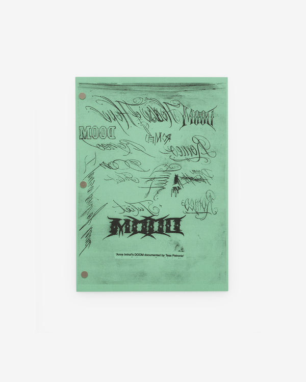 Idea - Anne Imhof's DOOM Book - (By Tess Petronio)