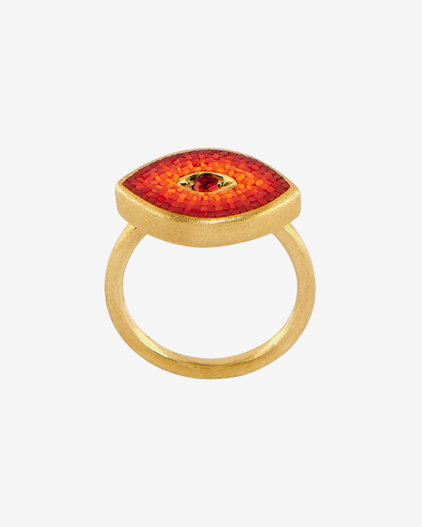 Le Sibille - Women's Pixel Ring - (Yellow Gold)