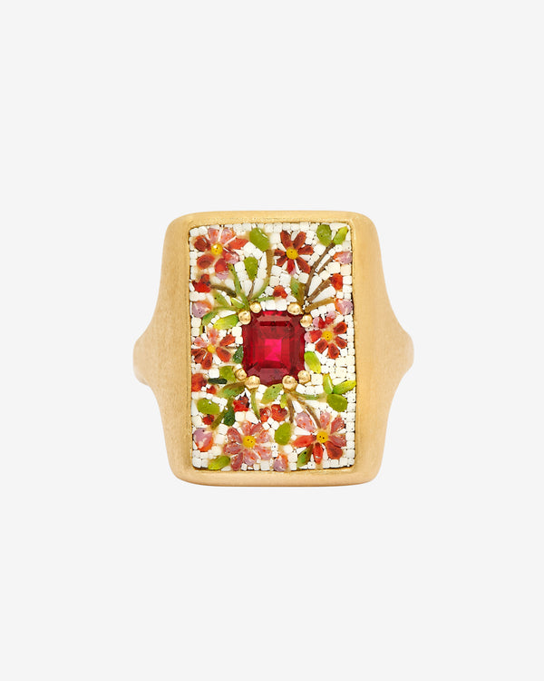 Le Sibille - Women's Amarylia Ring - (Yellow Gold)