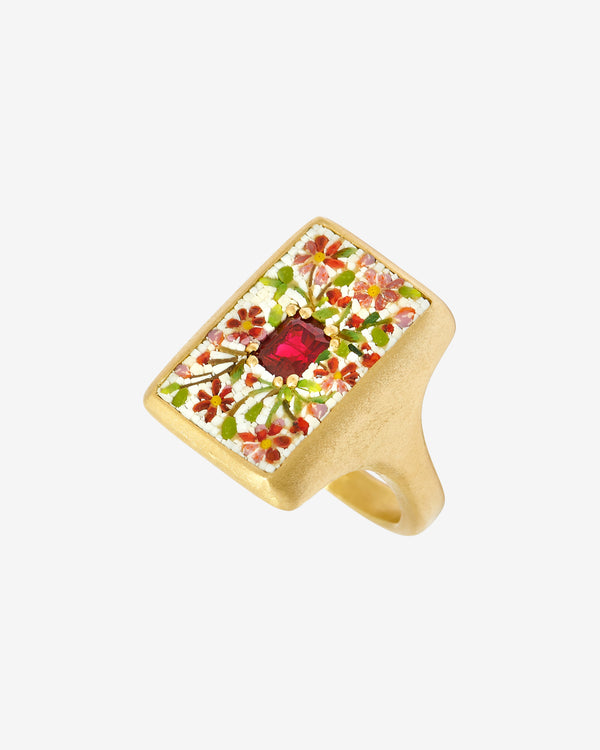 Le Sibille - Women's Amarylia Ring - (Yellow Gold)