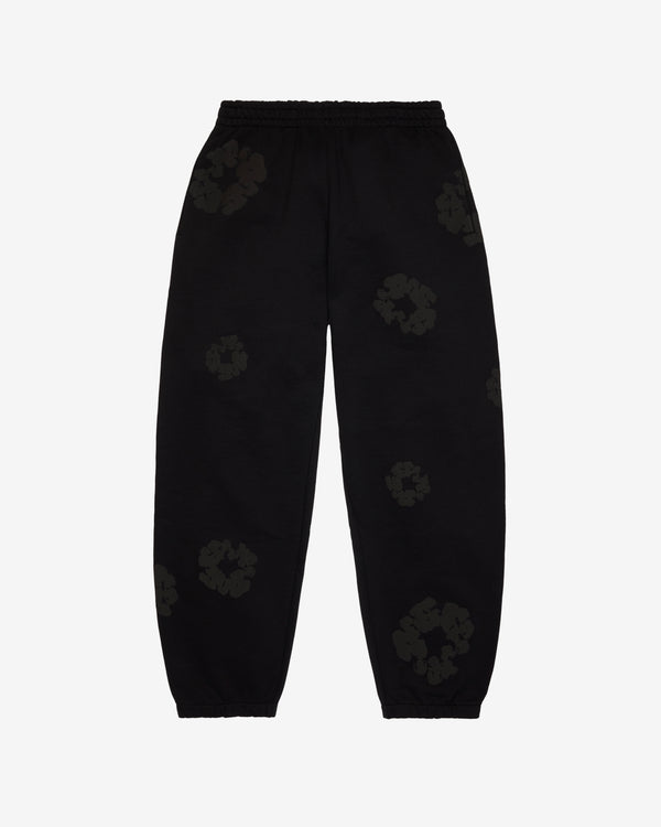 Denim Tears - Men's Mono Cotton Wreath Sweatpant - (Black)