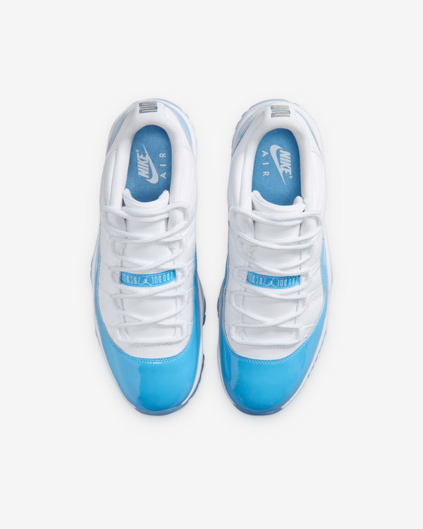 Nike - Men's Air Jordan 11 Retro Low Sneakers - (White/University Blue)