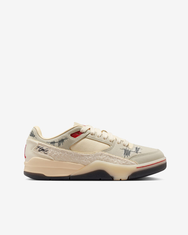 Nike x Téla - Women's Air Jordan Flight Court SP Sneakers - (Coconut Milk/Noir)