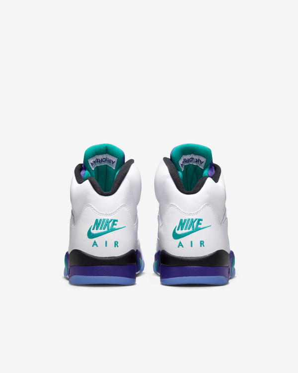 Nike - Men's Air Jordan 5 Retro OG Sneakers - (White/Grape)