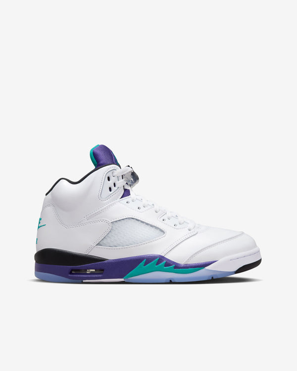 Nike - Men's Air Jordan 5 Retro OG Sneakers - (White/Grape)