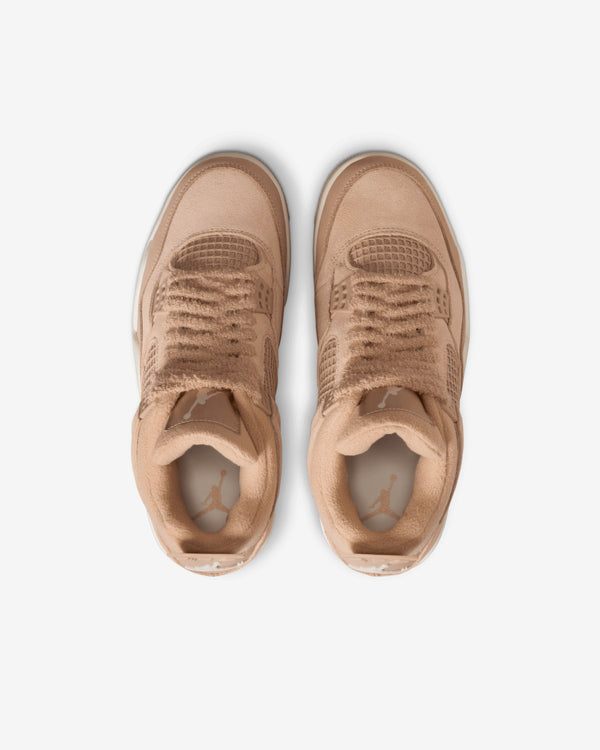 Nike - Women's Air Jordan 4 Retro Sneakers - (Hemp/Light Orewood)