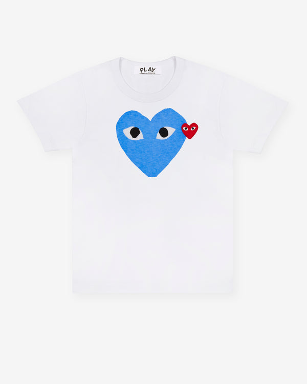 Play - Pastel Graphic Heart T-Shirt - (Blue)