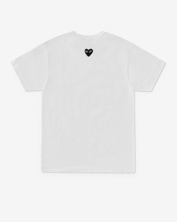 Play - Back Black Heart T-Shirt - (White)