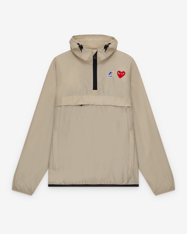 Play Comme des Garçons - K-WAY Le Vrai 3.0 Leon Jacket - (Beige)