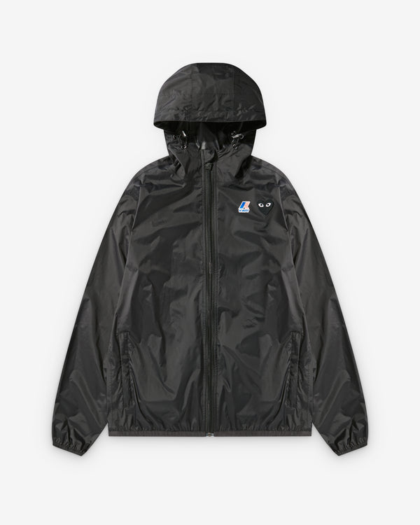 Play Comme des Garçons - K-Way Black Heart Zip Jacket - (Black)