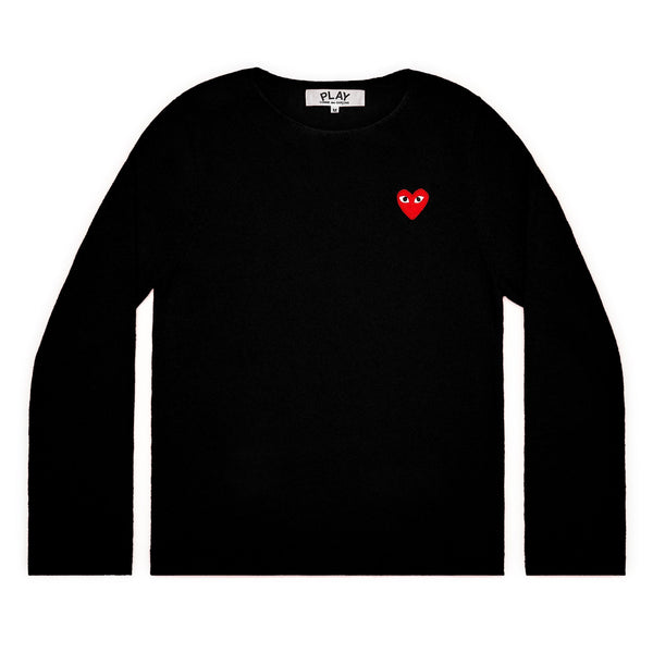 Play - Red Heart Crewneck Sweater - (Black)