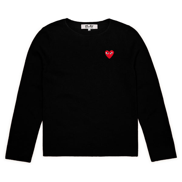 Play - Red Heart Crewneck Sweater - (Black)
