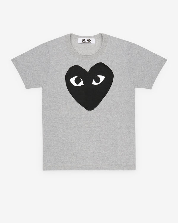 Play - Big Black Heart T-Shirt - (Grey)